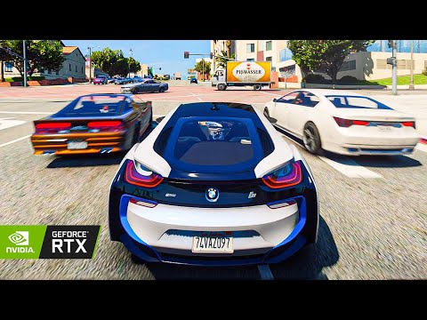 GTA V: Ultra Realistic Graphics MOD RTX™ 3090 - Maximum Settings Ray-Tracing Graphics Gameplay! [4K]