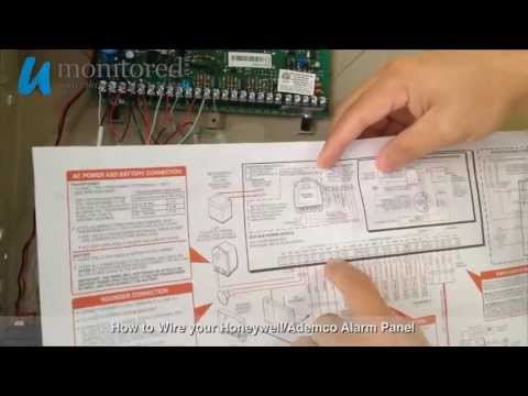 How to wire your Honeywell/Ademco Alarm Panel