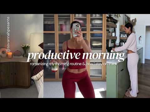 PRODUCTIVE MORNING ROUTINE: workouts, farmers market, work / life balance tips / chat