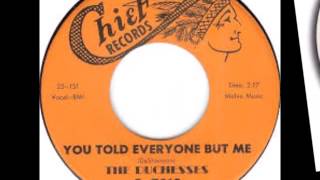 DUCHESSES - WHY - CHIEF 7019 - 1960
