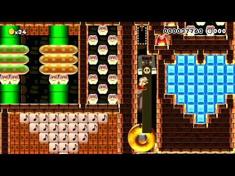 油断するとタイムアップになるスピードラン!! SPEED RUN by スピラン♪りょうた ~ SUPER MARIO MAKER ~ NO COMMENTARY 1bd