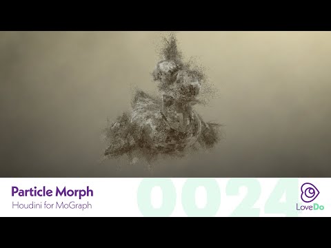 Particle Morph - Houdini For MoGraph Ep0024