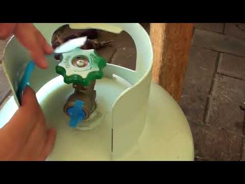 How to Change a Gas Bottle for a BBQ or Gas Stove