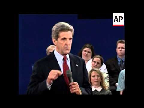 Bush and Kerry Presidential candidate debate