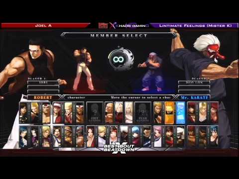 BBBX - KOFXIII - Joel A vs Lintimate Feelings (Mister K) - Grand Finals RESET