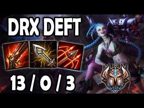 Deft JINX vs KAISA [ ADC ] Lol Challenger Korea