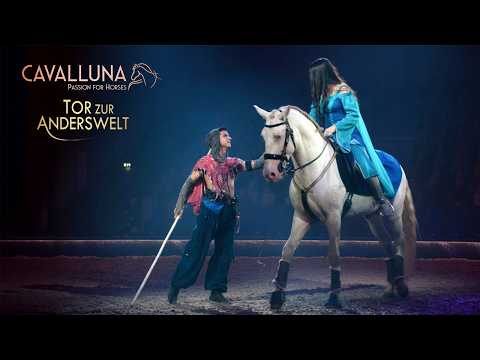 Brahim Chihi surprises as Luno – Acting & Trick Riding in CAVALLUNA
