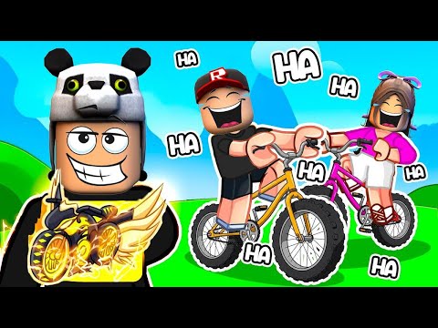 Bisiklet Oyununda NOOB Olarak Başlayıp Sonra PRO Bisiklet Aldım! - Roblox