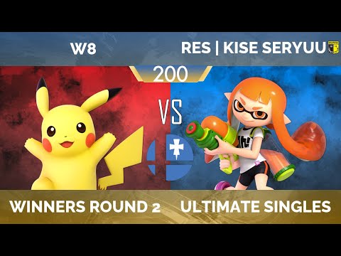RogaSmash 200: SSBU Winners R2 – W8 (Pikachu) vs RES | Kise Seryuu (Inkling)