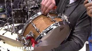 Video thumbnail for NAMM 2012 Premier Aviation Snares by drumclips