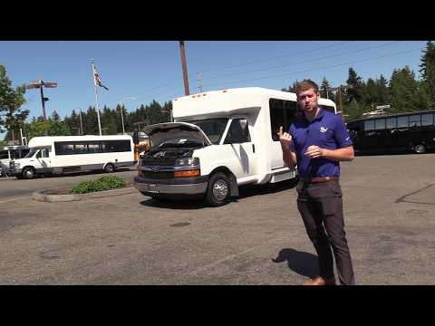 2011 Chevy Eldorado 21 Passenger + Rear Luggage Shuttle Bus - S77082