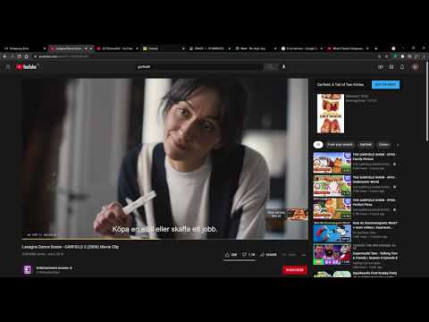 Lasagna Dance Scene   GARFIELD 2 2006 Movie Clip   YouTube   Google Chrome 2021 09 06 18 24 54