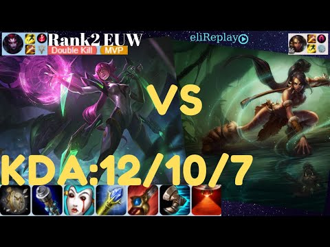 Elise  Jungle  vs Nidalee -KDA : 12/10/7  | EUW Challenger |Rank 2 |  League of Legends