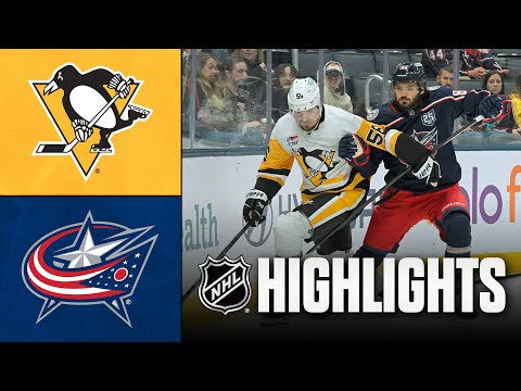 NHL Preseason Highlights | Penguins vs. Blue Jackets | September 24, 2025