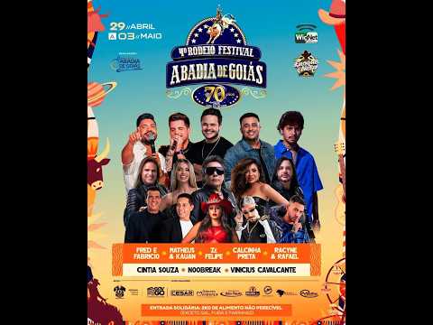 4º Rodeio Festival  - Abadia de Goias 70 Anos 2026 - 1º ROUND
