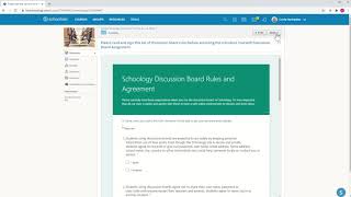 Schoology Instructional Video