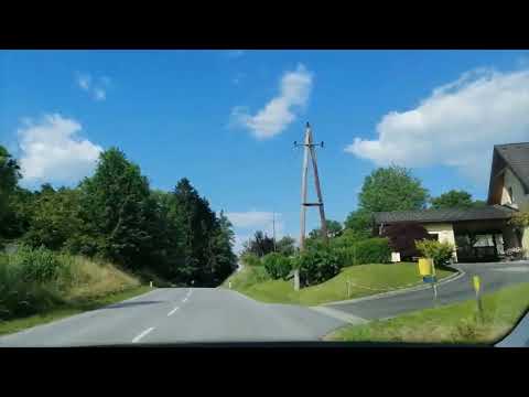 Drive to the Buschenschank HIDEN  (Höllerhansl) in Hochgrail St. Stefan/Stainz (Styria, Austria)