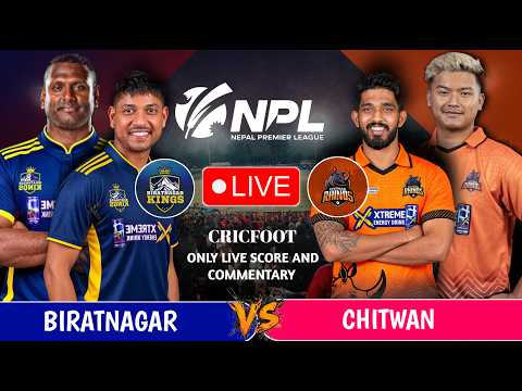 Biratnagar Kings vs Chitwan Rhinos Live Scores Commentary | Npl S-3 Match 2 | Cricfoot Nepal