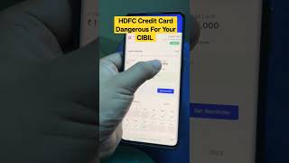 HDFC CREDIT CARD VERY BAD FOR YOUR CIBIL SCORE