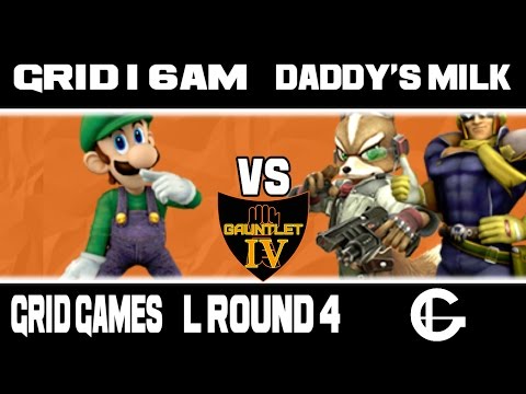 GRID | 6AM (Luigi) vs Daddy's Milk (Fox/Falcon) - Gauntlet 4 : PM Singles Losers Round 4