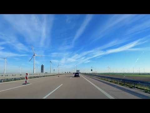Wind Farm on German Autobahn