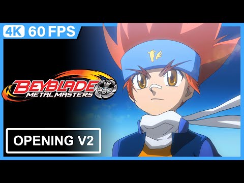 Metal Fight Beyblade: Baku (Beyblade Metal Masters) Opening V2 [4K 60FPS Remastered]