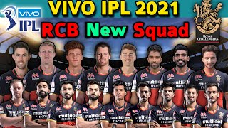 VIVO IPL 2021 Royal Chellengers Bangalore New Squad | RCB Full Players List IPL 2021 | RCB Team