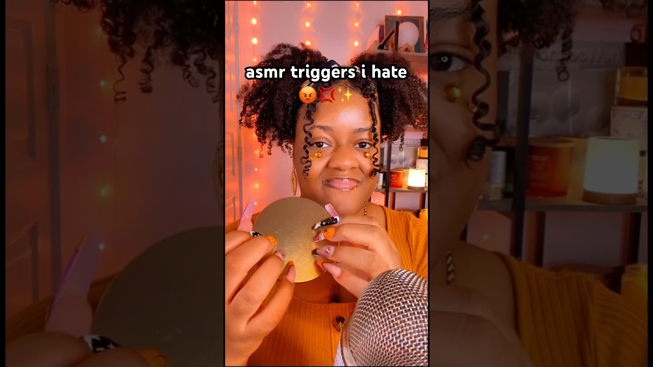 asmr triggers i hate 😡💢✨ #asmr #shorts