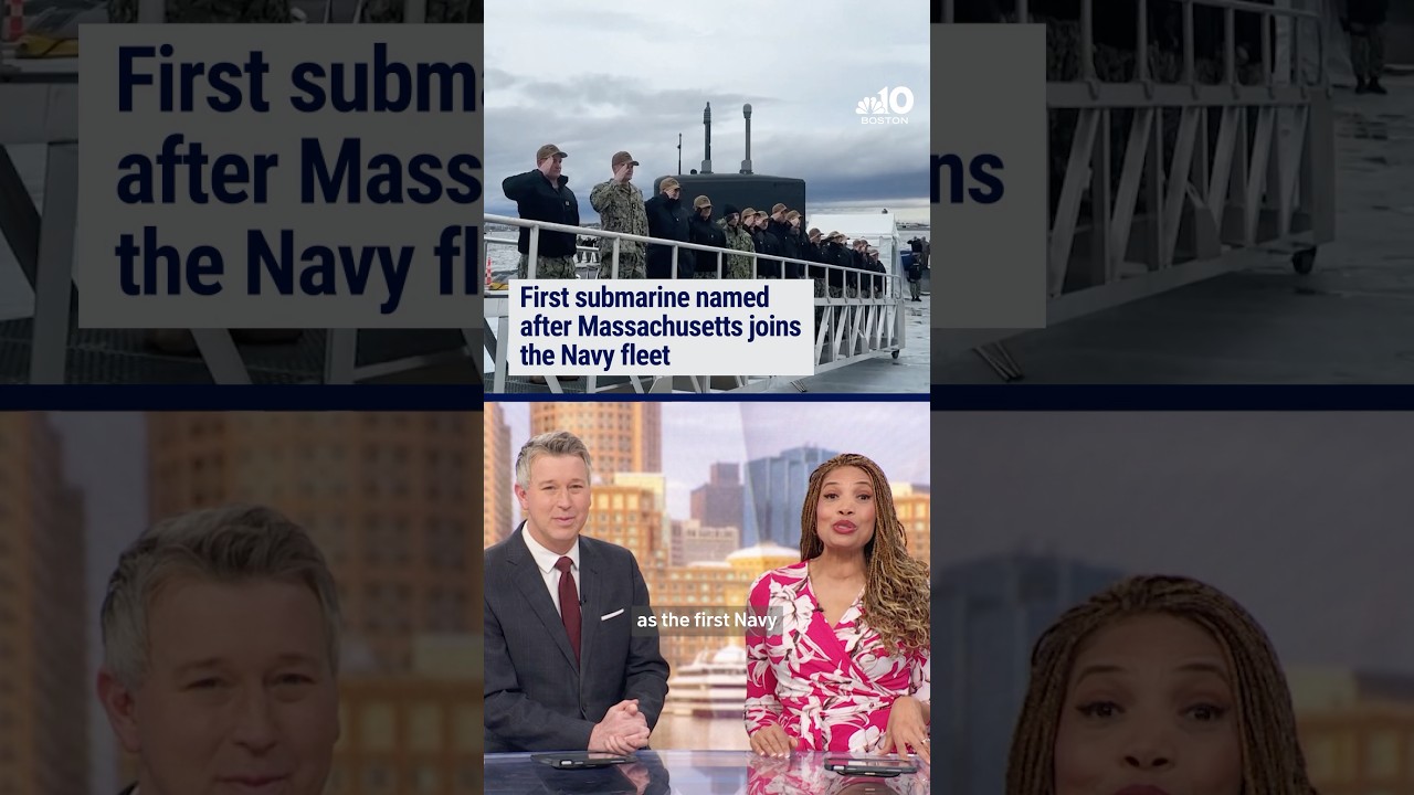 First submarine named after Massachusetts joins the Navy fleet