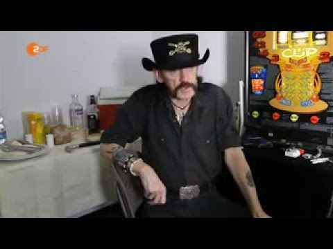 Final Interview Lemmy Kilmister about terror, no fear of death  and healthy drinking