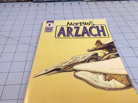 Moebius' silent comic classic, Arzach!