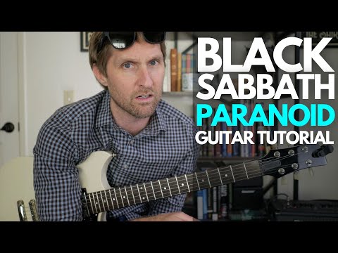 Paranoid by Black Sabbath / Ozzy Osbourne Guitar Tutorial - Guitar Lessons with Stuart!