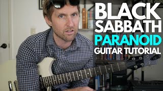 Paranoid by Black Sabbath / Ozzy Osbourne Guitar Tutorial - Guitar Lessons with Stuart!