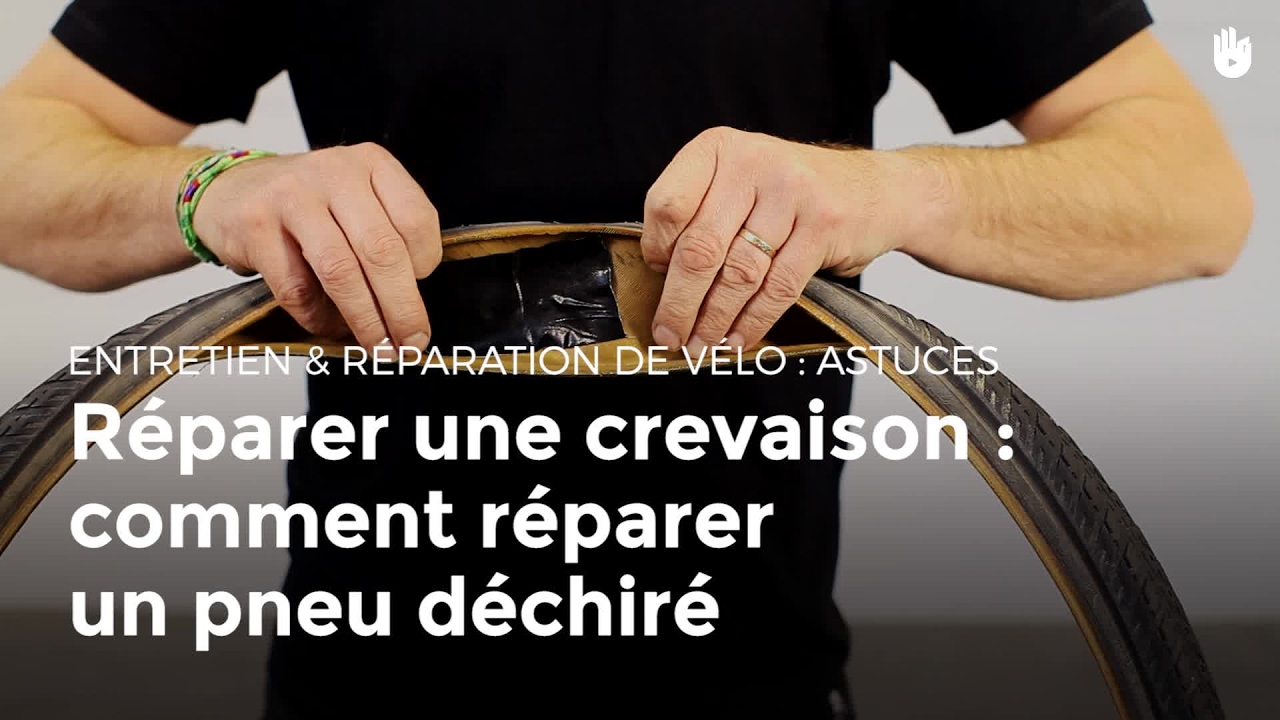 Réparer une crevaison comment réparer un pneu déchiré Comment réparer votre vélo Sikana
