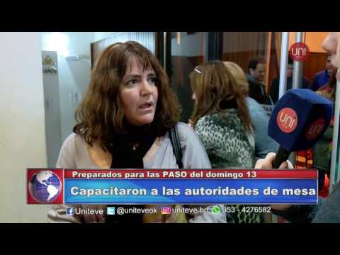 Capacitaron a las autoridades de mesa