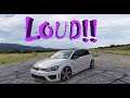 VW Golf 7R - Modded + LOUD EXHAUST! POPS & BANGS - POV Drive! - VirtuallyVids