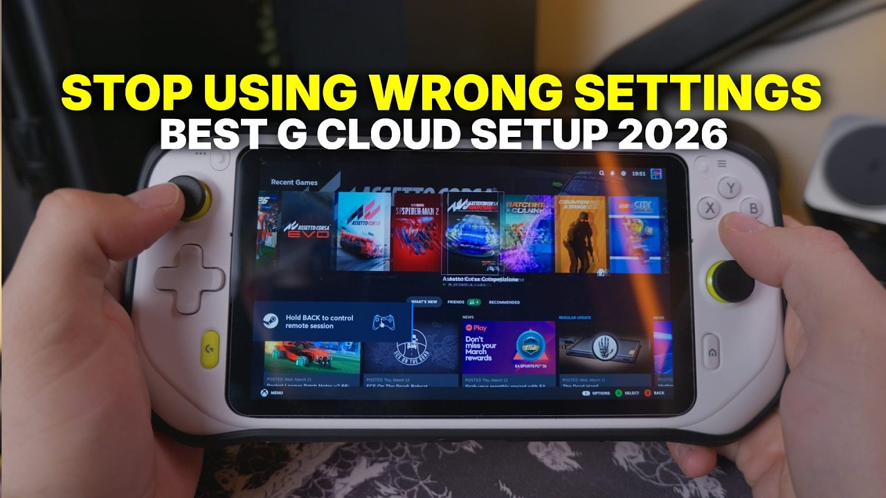 Logitech G Cloud — Best Settings for Remote Play & Cloud Gaming (2026)