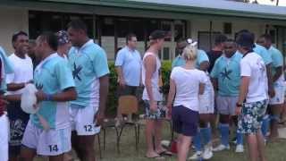 preview picture of video 'Fijian Village Rugby - Castaway Island vs Plantation Island'