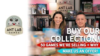 Buy our Collection! | 50 Board Games are Leaving