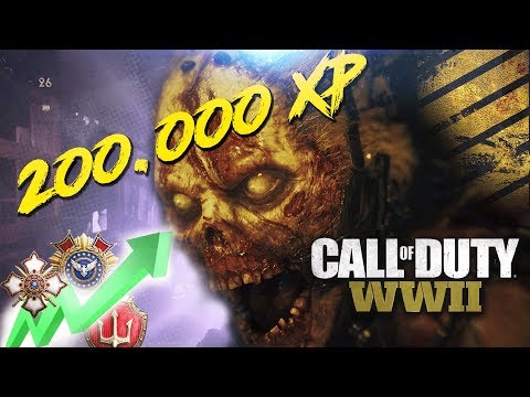 WW2 Zombies FASTEST XP STRATEGY GUIDE [HURRICANE STRATEGY] [CALL OF DUTY WW2 ZOMBIES]