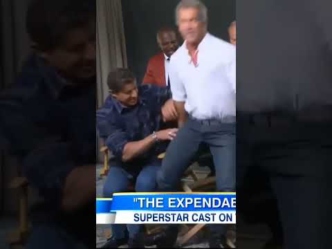 Sylvester Stallone's action and humor The Expendables 3 #sylvesterstallone #melgibson  #expendables