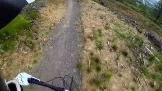 preview picture of video 'Locomotion at Bike Park Wales crash'