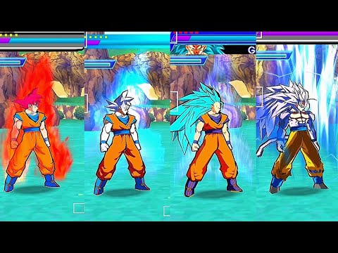 Dragon Ball Shin Budokai 2 Mod | All Goku Transformations | Ppsspp Android