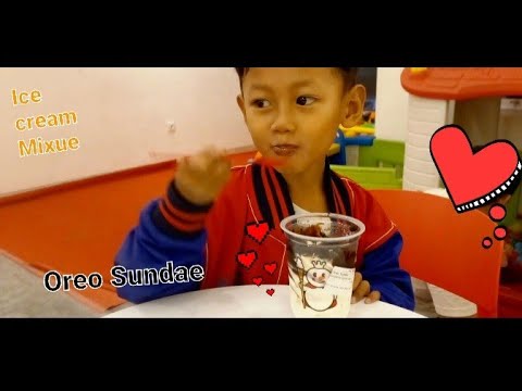 @zamiratoys DRAMA BELI ICE CREAM DI MIXUE ,ES KRIM OREO SUNDAE MIXUE