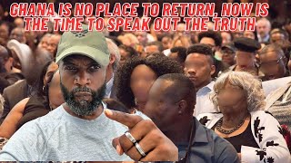 African Americans are coming forward against Ghana. Let your voice be heard