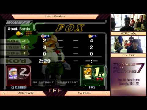 TFP7 - MOR|ChuDat (Ice Climbers) vs CRS.Chillin (Fox) Melee Losers Quarters