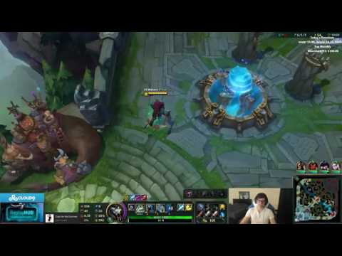 League Of Legends S7 — Meteos as Rengar Jungle vs Hecarim  Ranked Gameplay