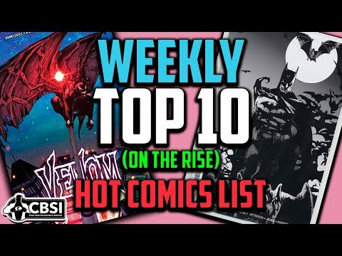 Hot Top 10 Comic Books On The Rise - AUG (Week 4) 2018, Speculation, Sales & Investing