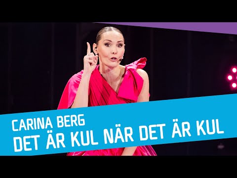 ÖPPNINGSNUMMER: Carina Berg - Det är kul när det är kul