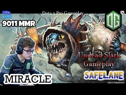 Dota 2 | OG Miracle Play As Slark | Undead Miracle Slark | 1st Top Leaderboard Europe